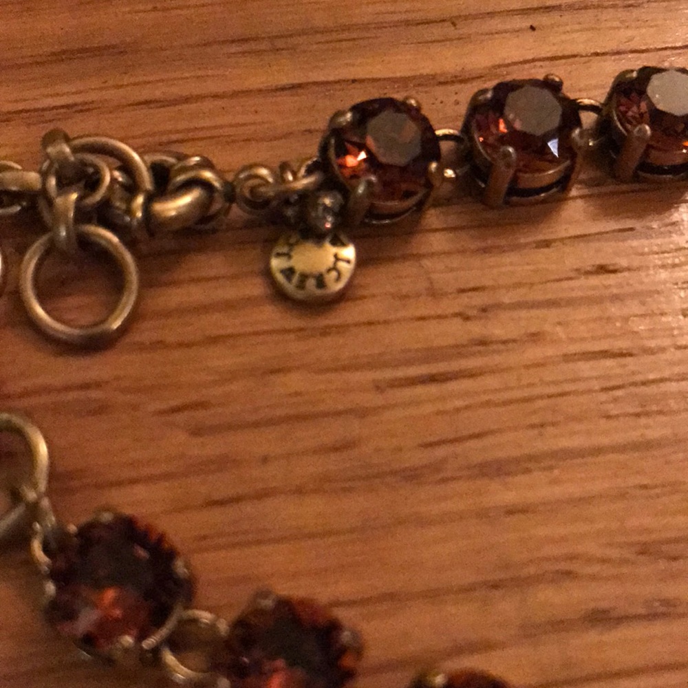 J crew amber sparkle necklace